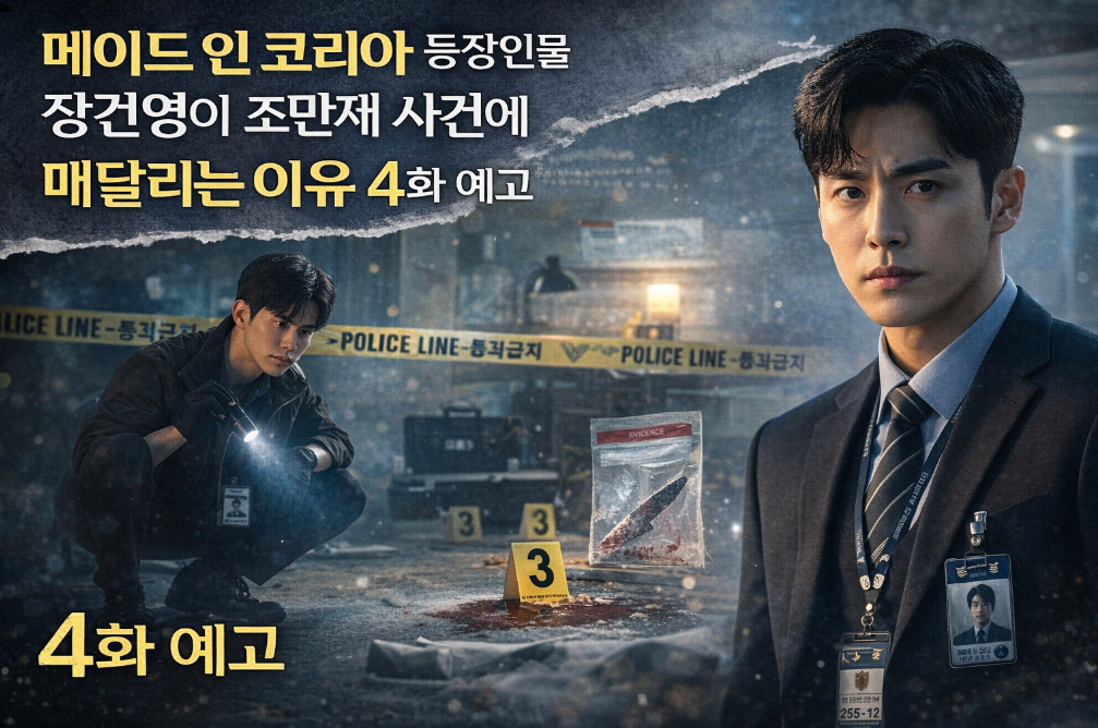 메이드 인 코리아 등장인물 장건영이 조만재 사건에 집착하는 진짜 이유 4화