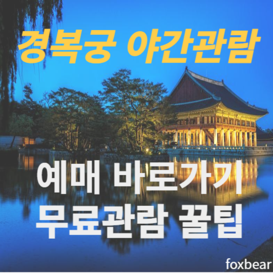 경복궁 야간개장