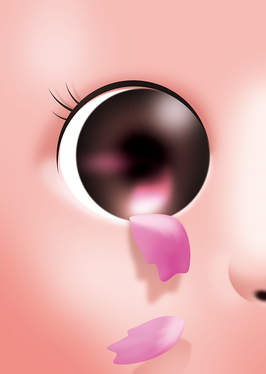 Petal tears #03 / 2022 / Digital art / Opensea / 42 x 59.4cm