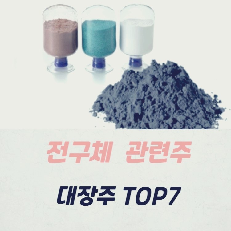 전구체 관련주 대장주 테마주 수혜주 TOP6