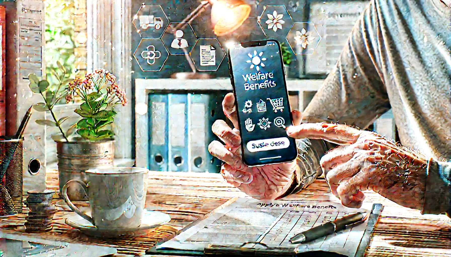 시니어를 위한 스마트폰으로 복지 혜택 신청하는 가장 쉬운 방법-시니어도 3분이면 가능한 정부 지원 정보 확인법