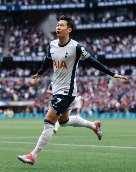 24&amp;#44; 25 시즌 손흥민 1&amp;#44; 2호 멀티골(에버튼전)