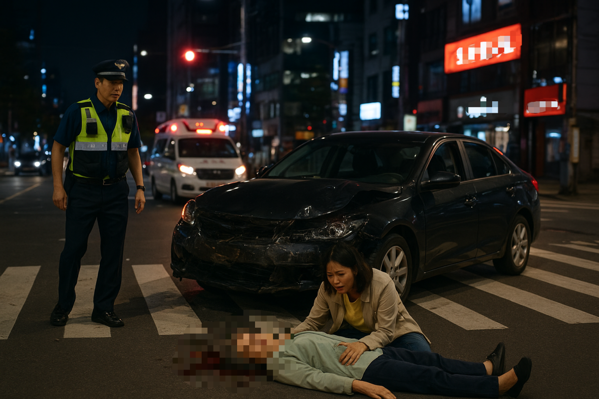 강남 음주운전으로 인한 캐나다인 사망 일본인 모녀 이은 교통사고