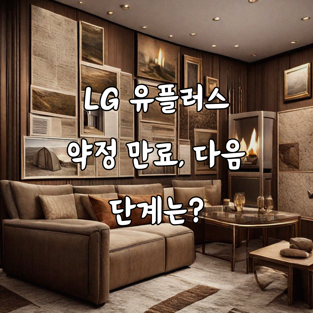 LG 유플러스 IPTV 인터넷 약정 끝나면 어떻게 해야 할까