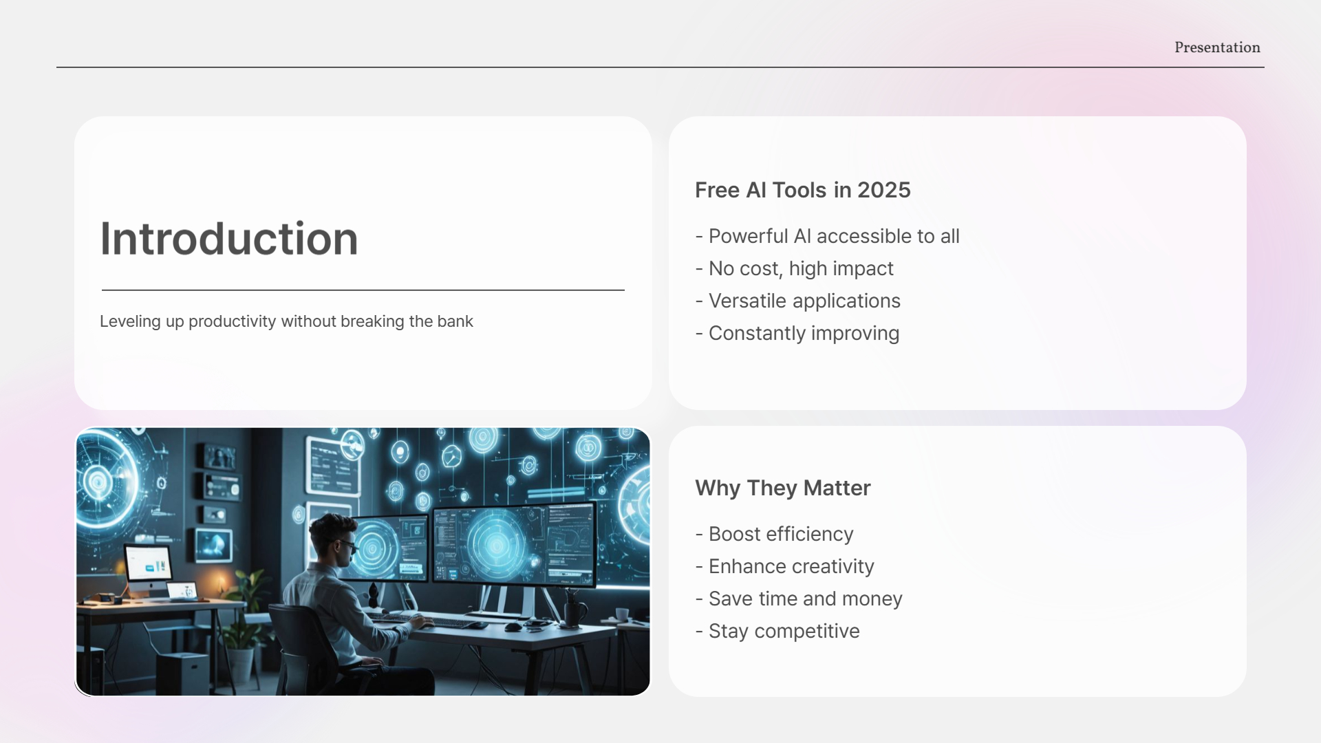 Top 5 Free AI Tools You Should Be Using in 2025