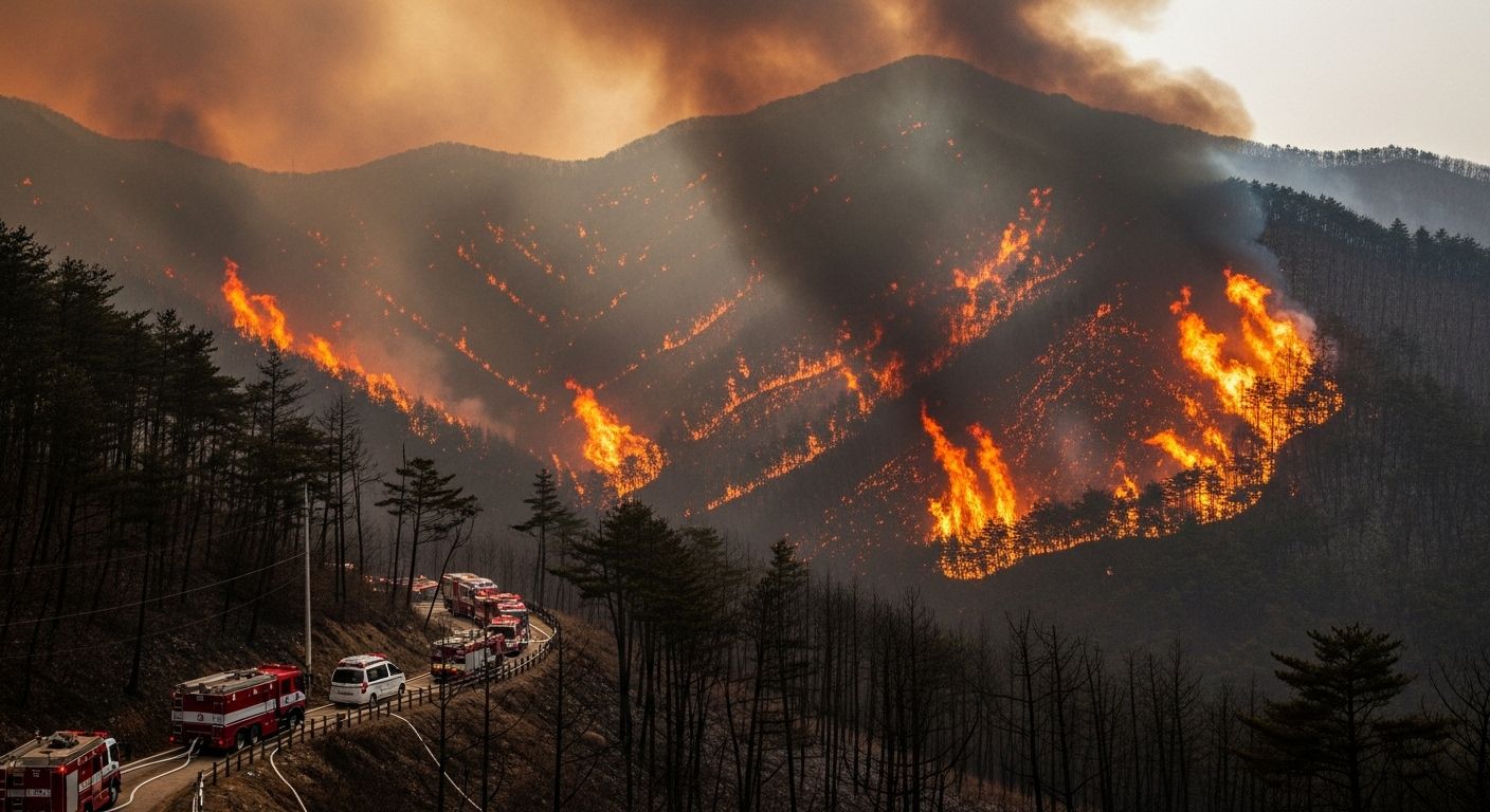 대형 산불 피해 지역