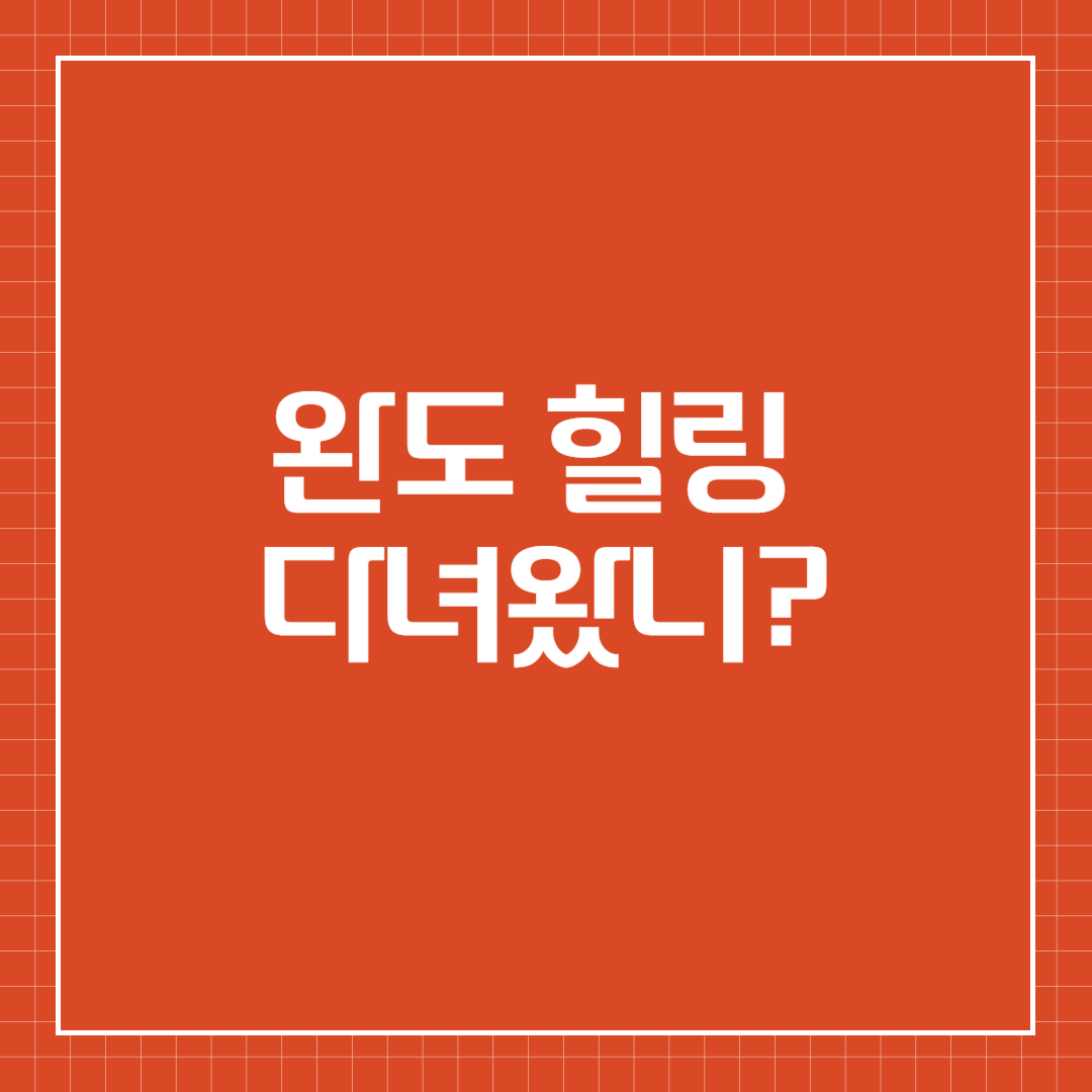 완도 힐링, 다녀왔니?