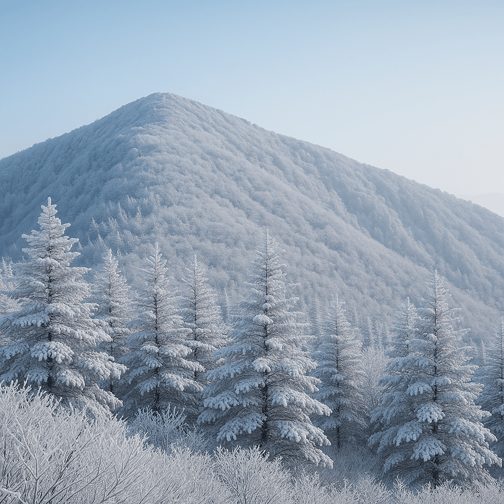 11월 태백산 첫눈이 만드는 장엄한 설경 속 늦가을·초겨울 트레킹의 매력