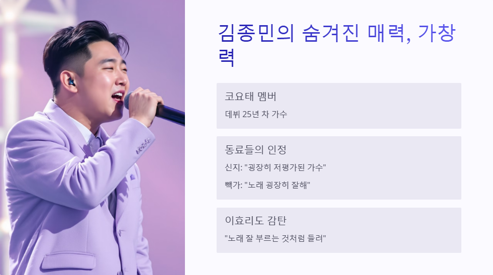 김종민 예능 활약과 팬들의 사랑