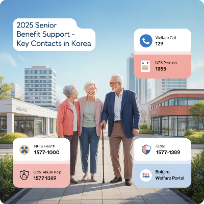 65세 이상 노인(고령자) 혜택 지원금 이미지