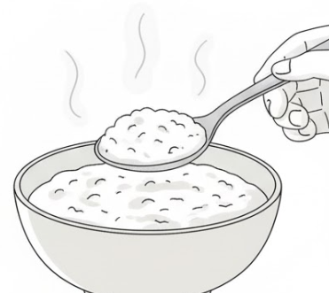 점진적으로 정상 식사로