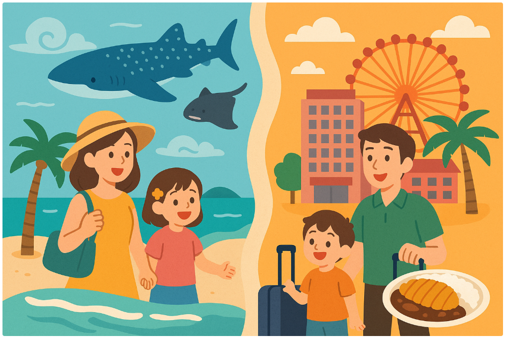 오키나와 북부 vs 남부, 가족여행에 더 좋은 곳은