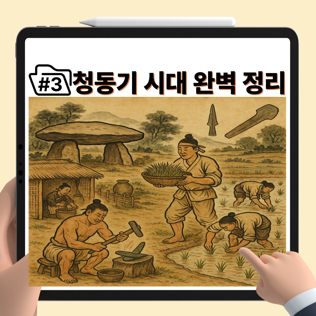 청동기 시대 특징 완벽 정리 포스터