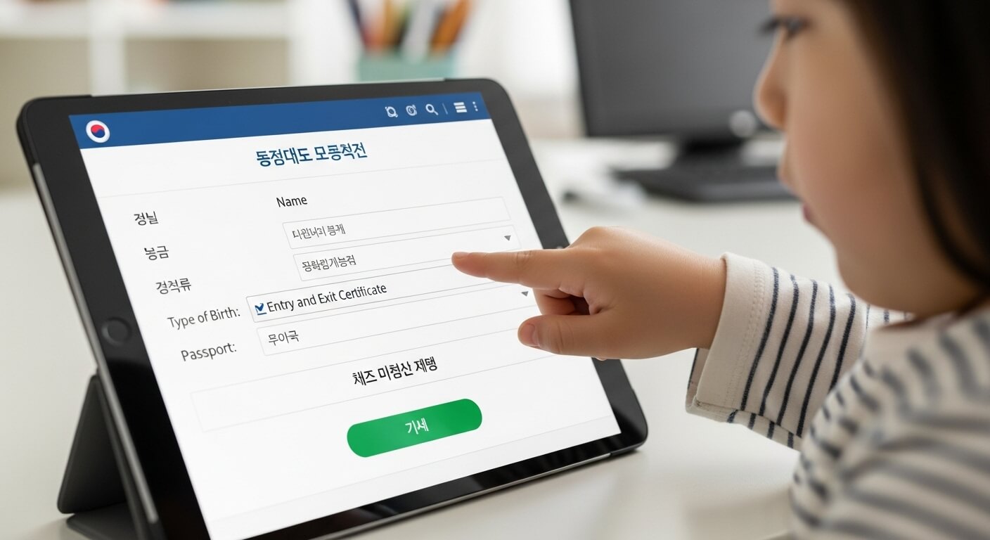 출입국사실증명서 인터넷 발급