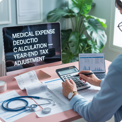 연말정산 의료비공제 계산법 이미지