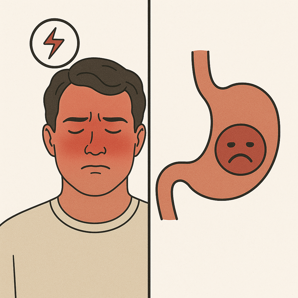 아세트알데히드 숙취 증상 두통 메스꺼움