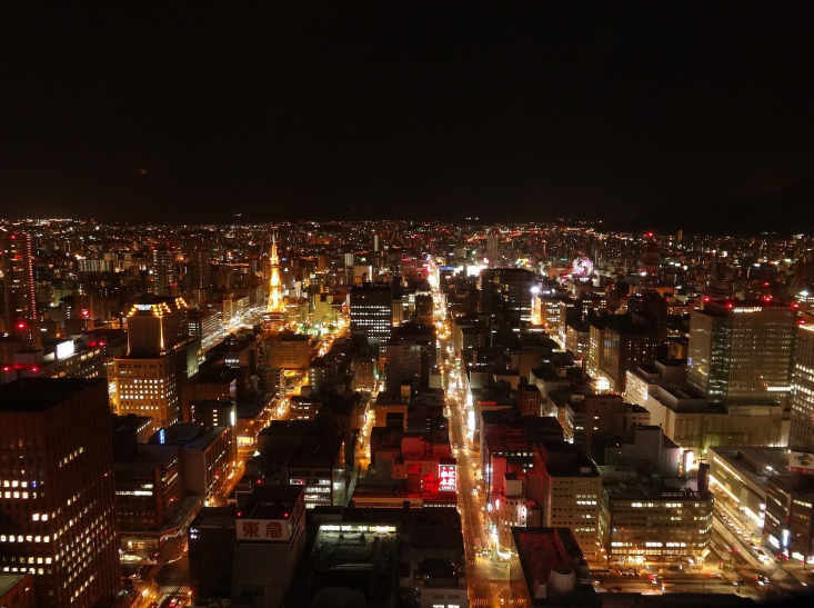 삿포르 야경 관련 이미지