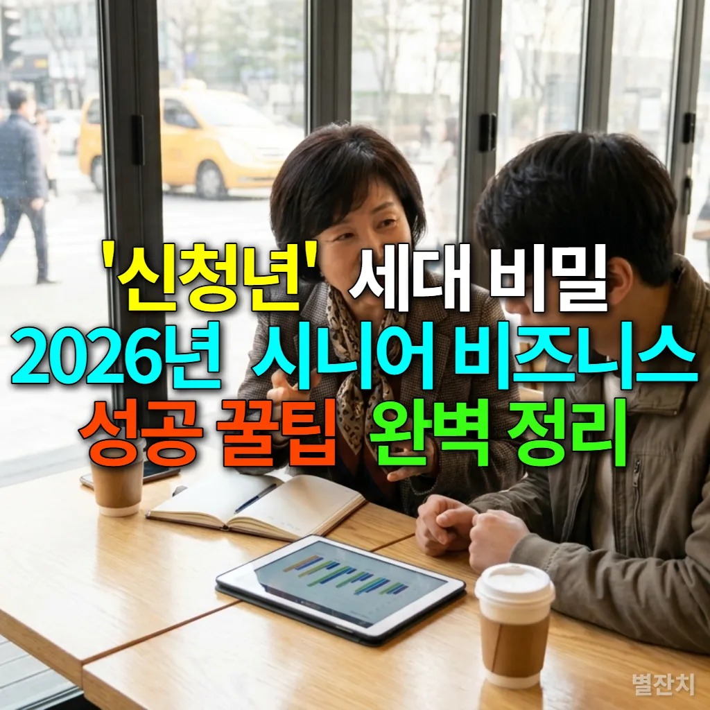 카페에서 시니어 비즈니스 아이디어를 활발하게 논의하는 활기찬 중년 여성과 젊은 남성