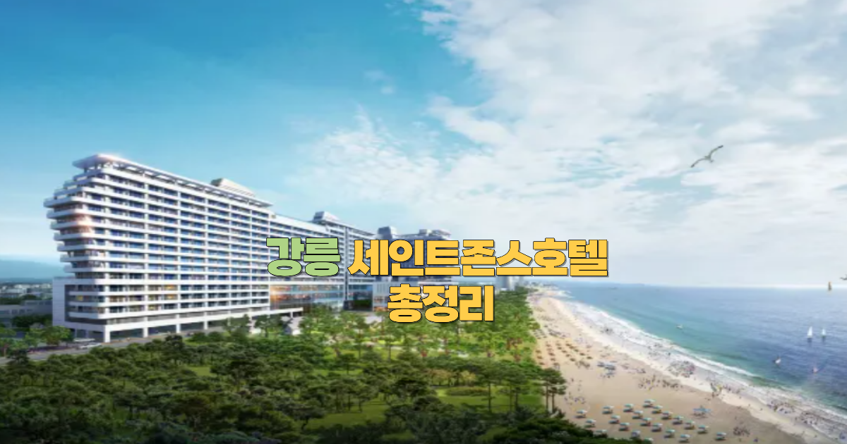 강릉 세인트존스호텔 총정리