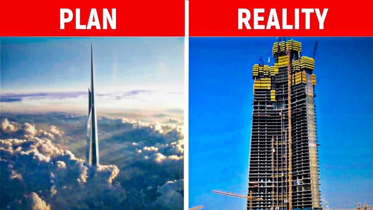 세계 최고 1km 높이 사우디 '제다 타워'는 왜 건설 중 사막에 버려졌을까 VIDEO: Abandoned - Jeddah Tower