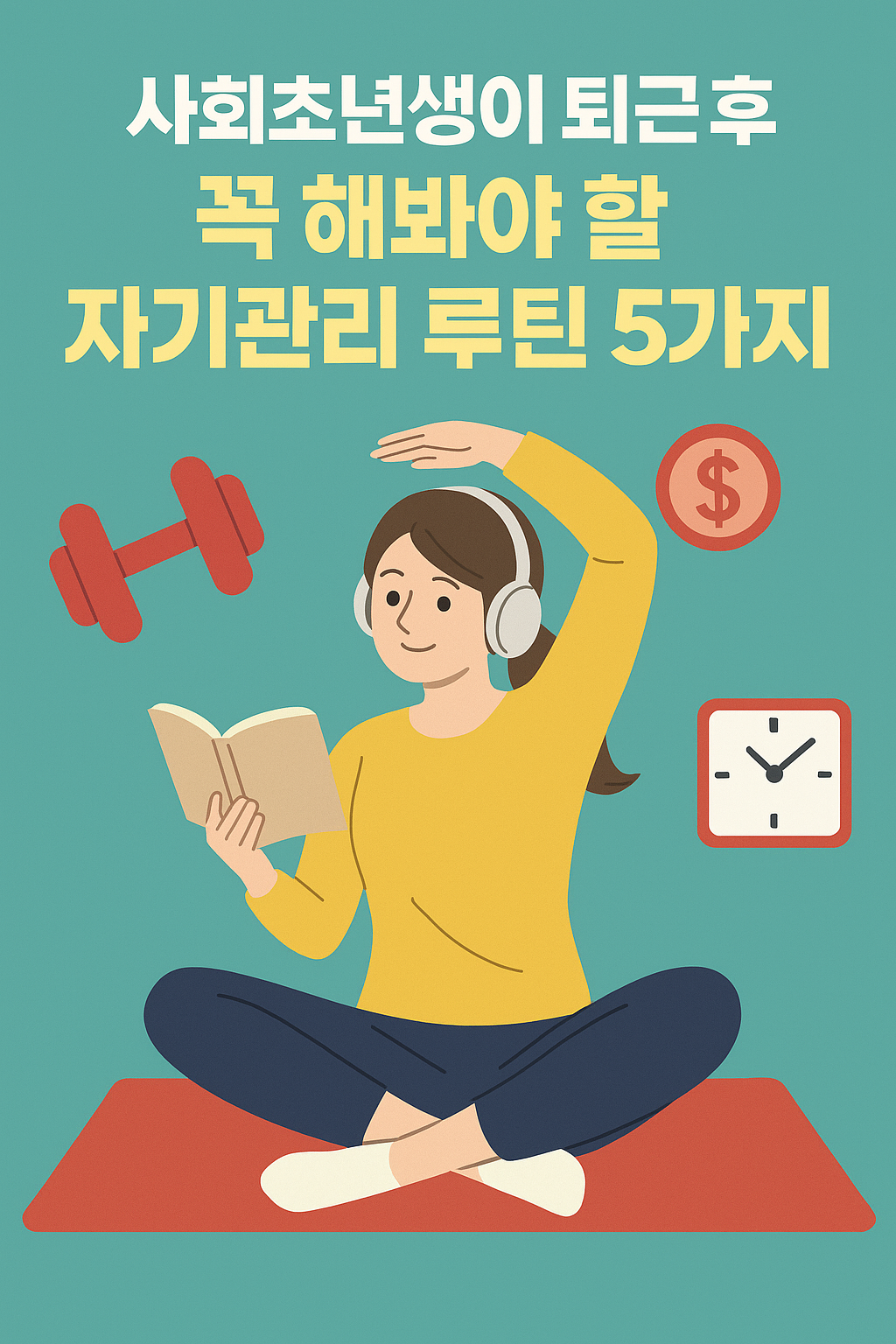 사회초년생이 퇴근 후 꼭 해봐야 할 자기관리 루틴 5가지