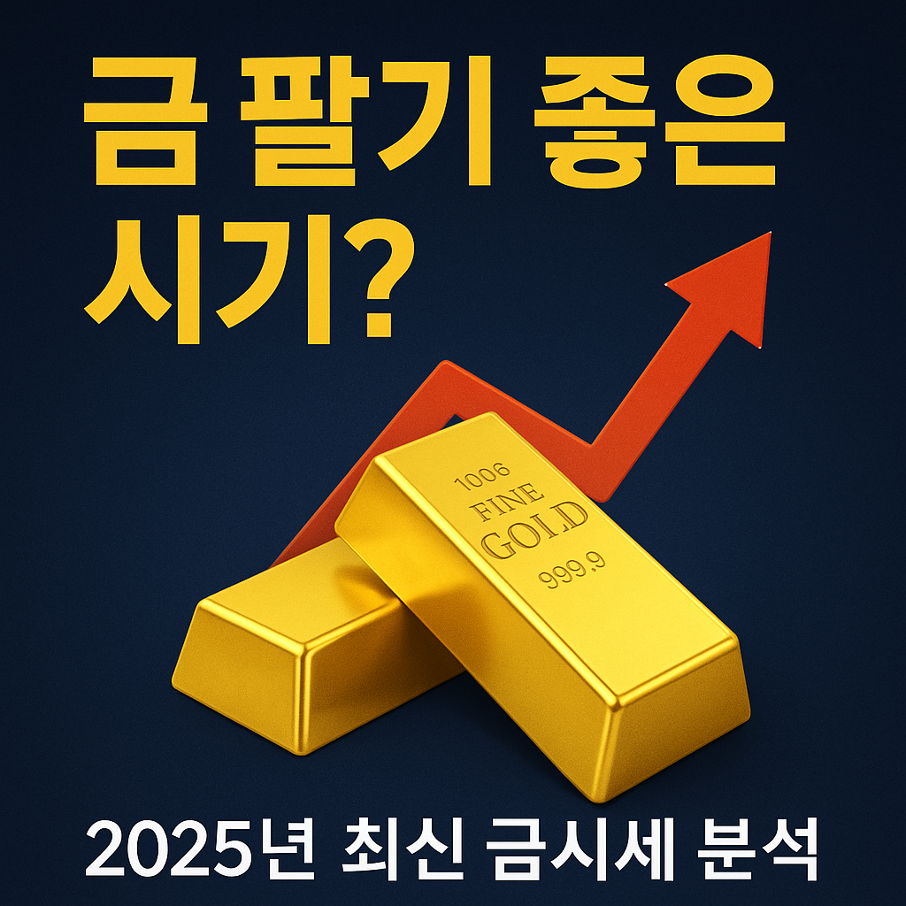 2025년 현재 금값 최고가 경신! 금 팔기 좋은 시기인지, 매도 타이밍과 주의사항까지 최신 시장 정보로 분석했습니다.
