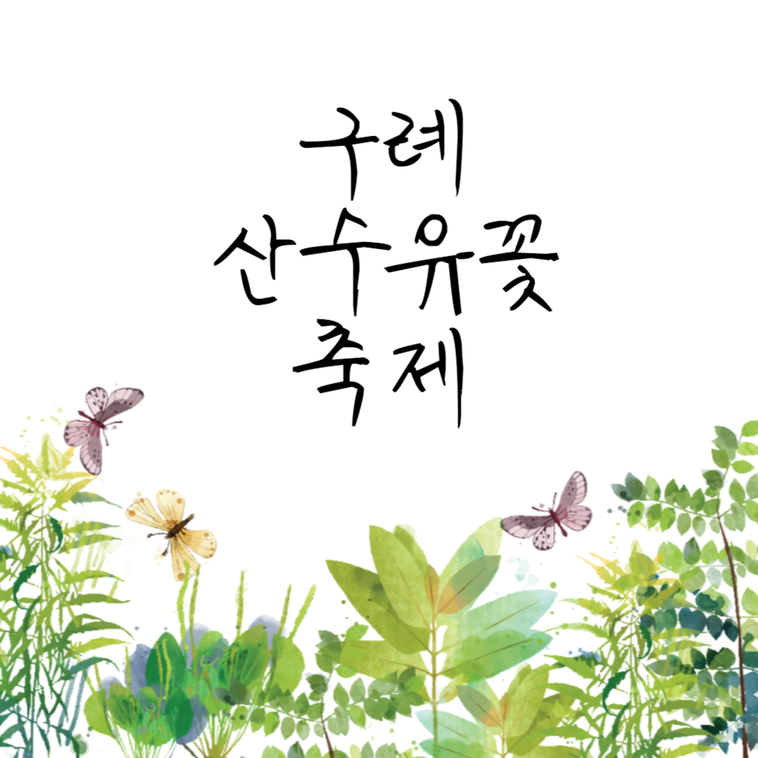 2024년 구례 산수유꽃 축제 소개