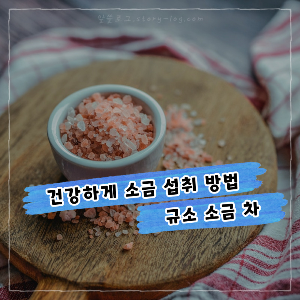 건강하게 소금 섭취 방법&#44; 혈관 건강에 도움 되는 규소 소금 차