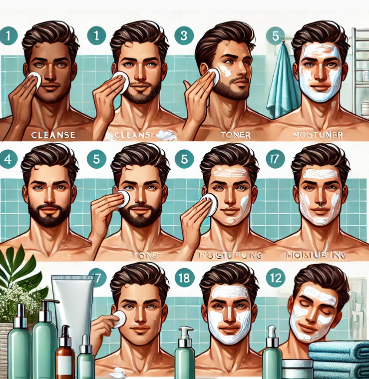 남성 스킨케어 루틴 완벽정리 사진