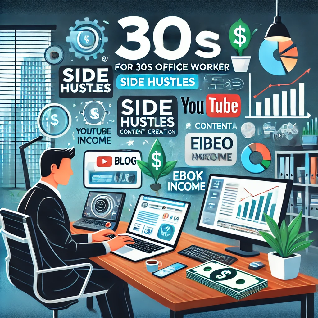 30대 직장인 부업 추천 (블로그, 유튜브, 전자책)