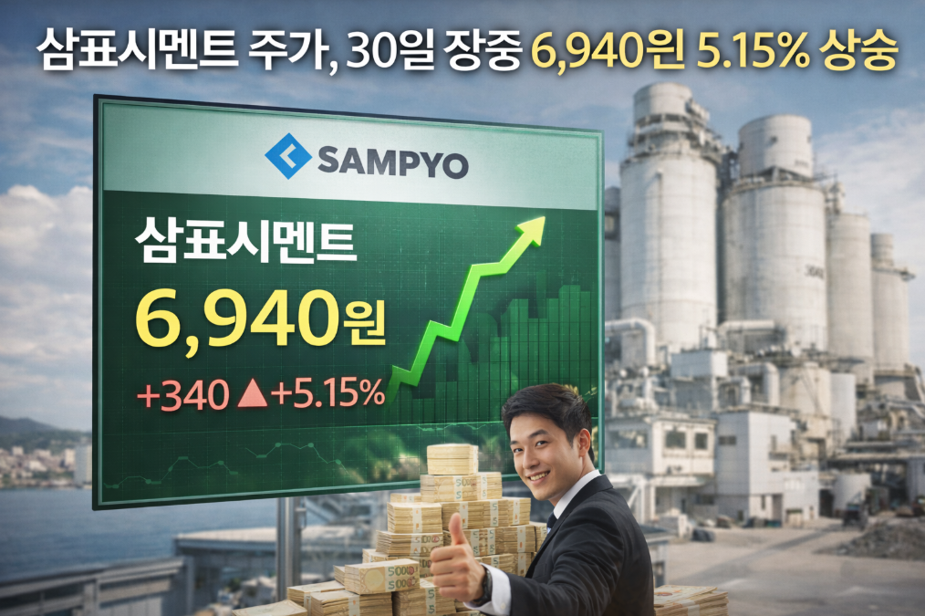 삼표시멘트 5% 급등, 지금 매수 타이밍일까?