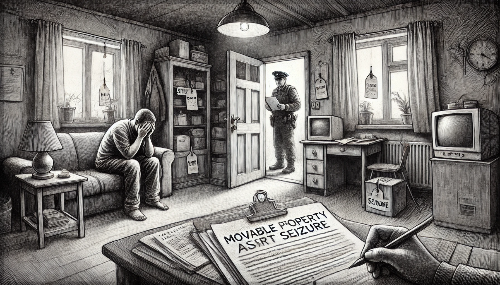 유체동산 압류관련 사진