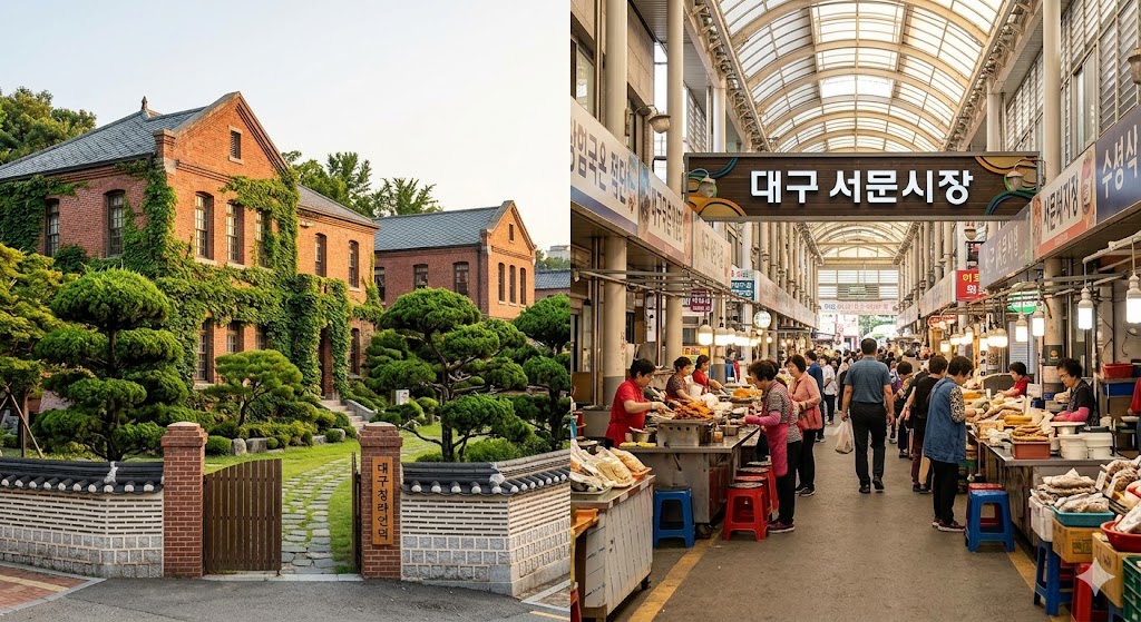 근대의 시간 여행과 화려한 도심의 활기가 공존하는 매력도시