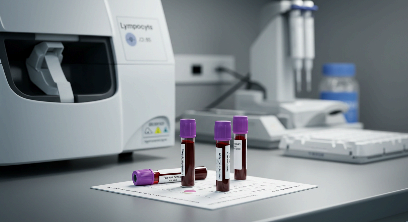 혈액검사에서 발견되는 림프구 수치 증가