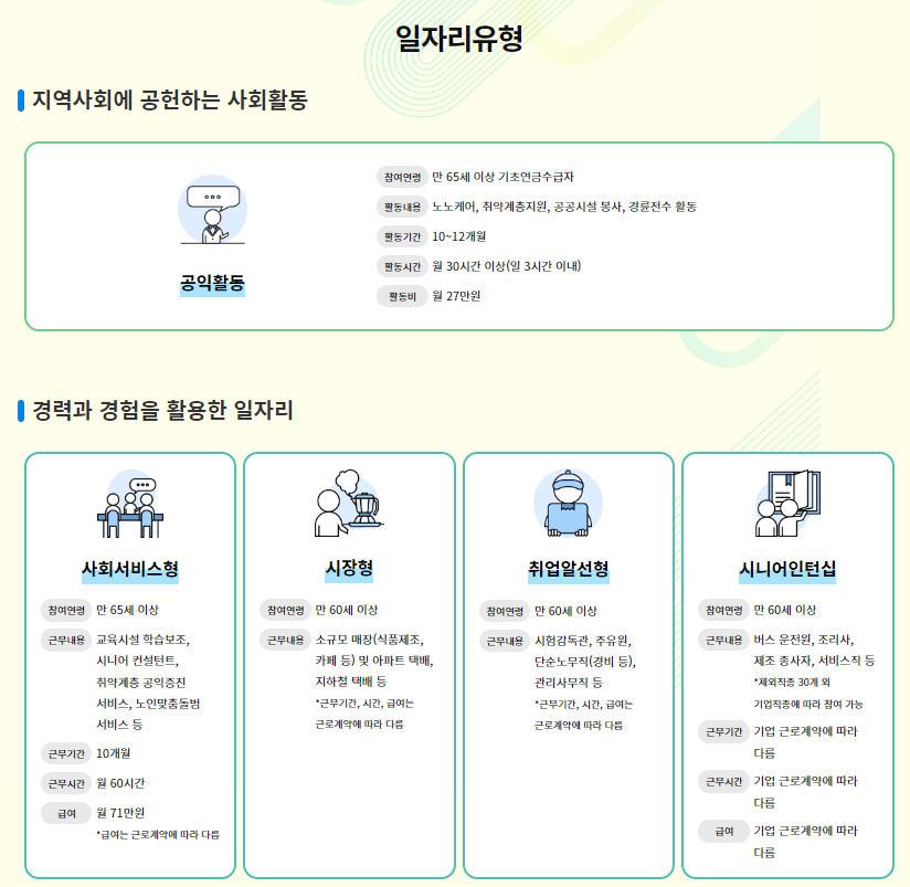 노인일자리