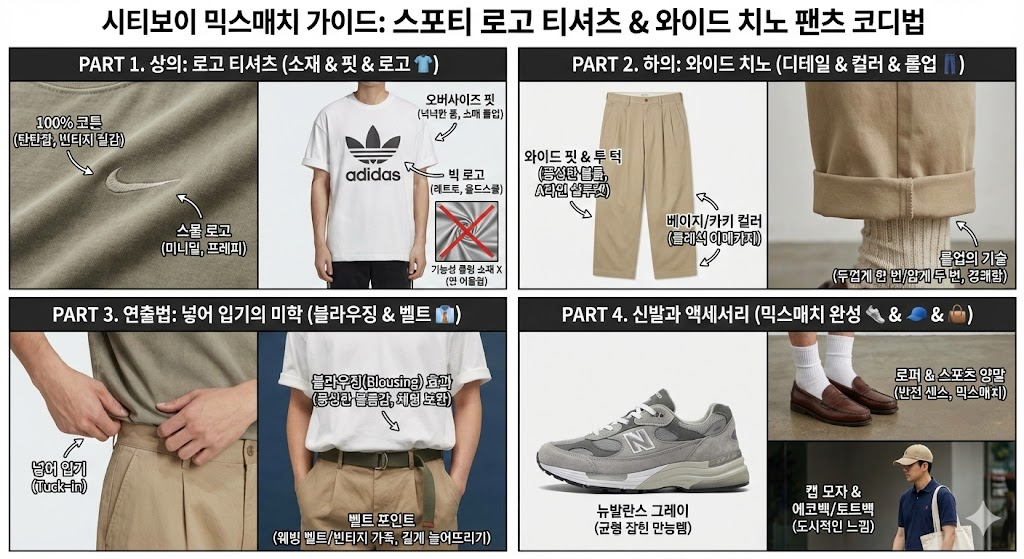 치노팬츠에 어울리는 룩