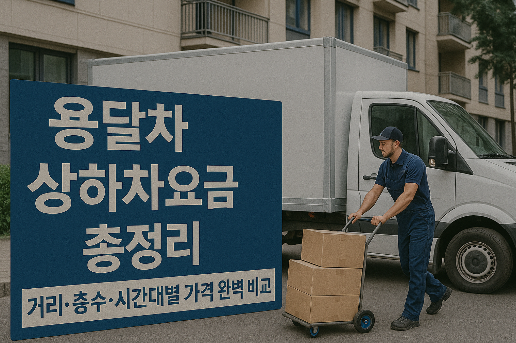 용달차 상하차요금 총정리