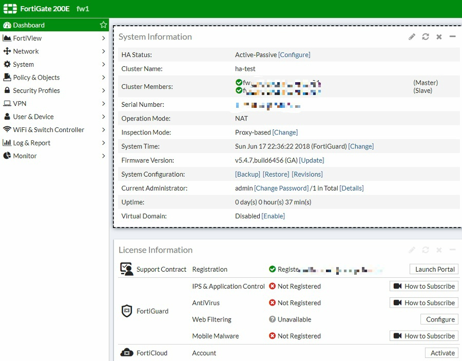 FGCP (FortiGate Cluster Protocol)