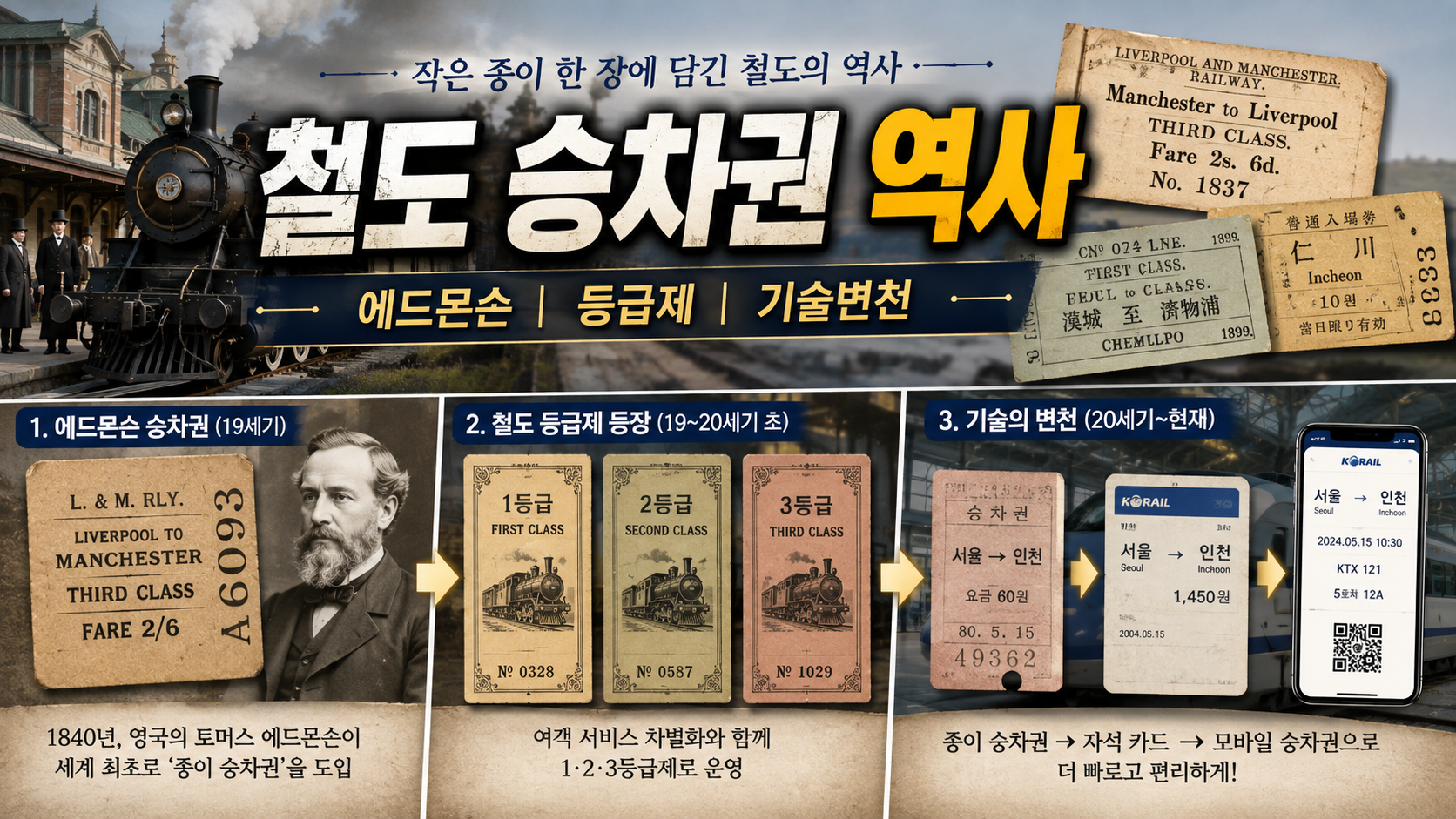 철도 승차권 역사