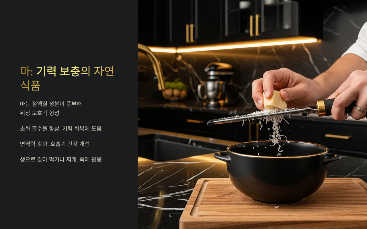 마: 기력 보충에 탁월한 자연식품