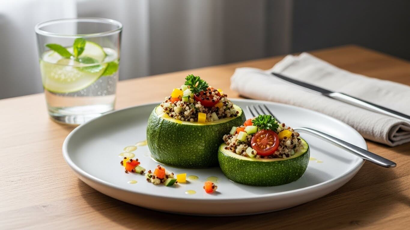 둥근 애호박의 영양 성분과 건강 효능