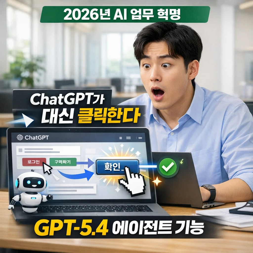 2026년 AI 에이전트 시대, 챗 GPT 5.4 무료 이미지 생성