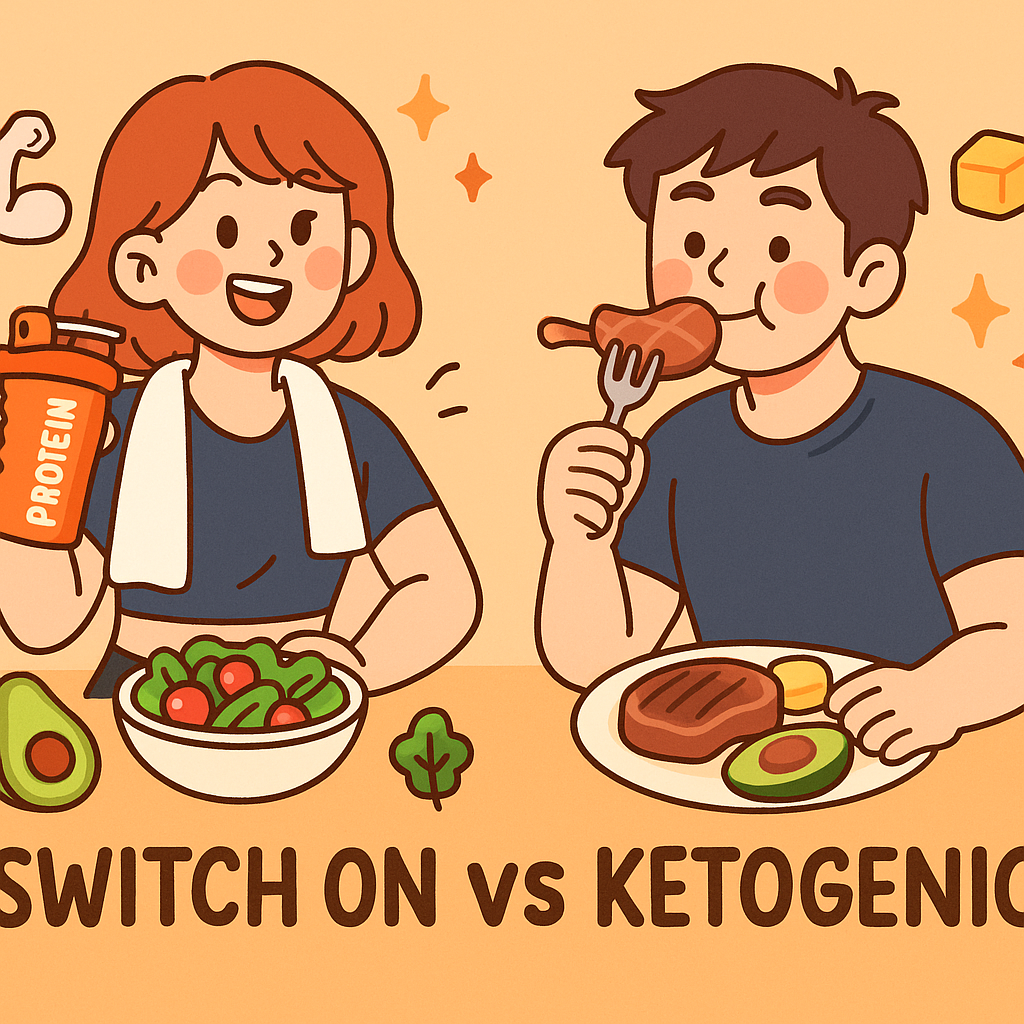 스위치온 다이어트 vs 키토제닉 다이어트 – 무엇이 나에게 더 맞을까?