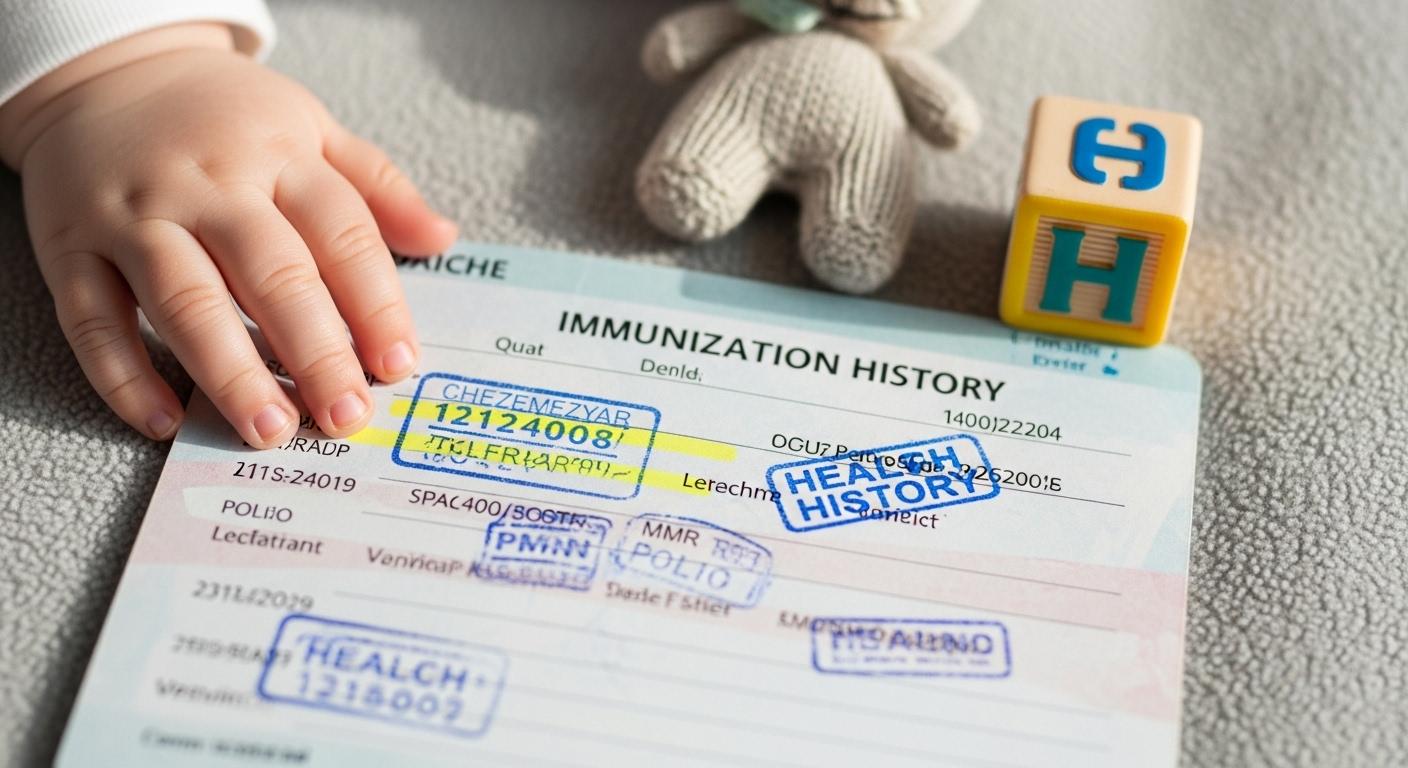 아기 예방접종 내역