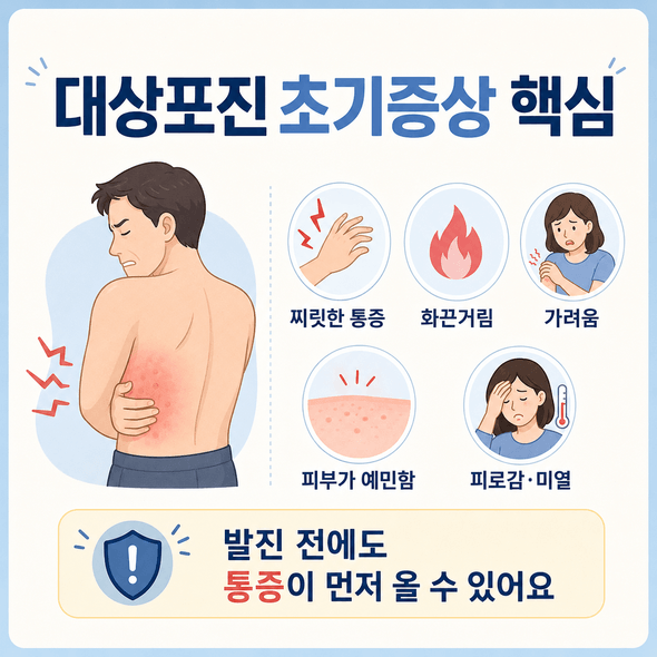 대상포진 초기증상