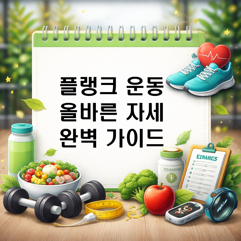 플랭크 운동 올바른 자세 완벽 가이드