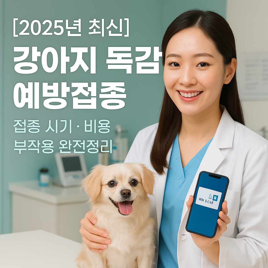 [2025년 최신] 강아지 독감 예방접종 ｜ 접종 시기&middot;비용&middot;부작용 완전정리