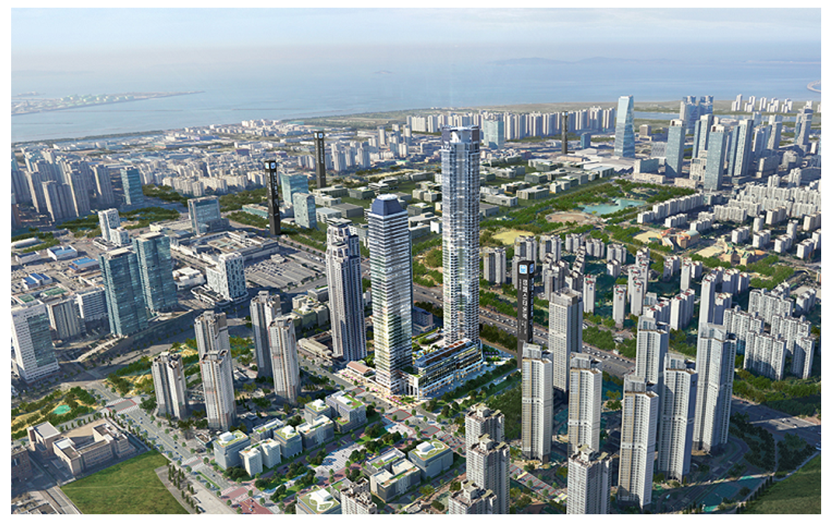 송도 아메리칸타운 더샵 조감도 3