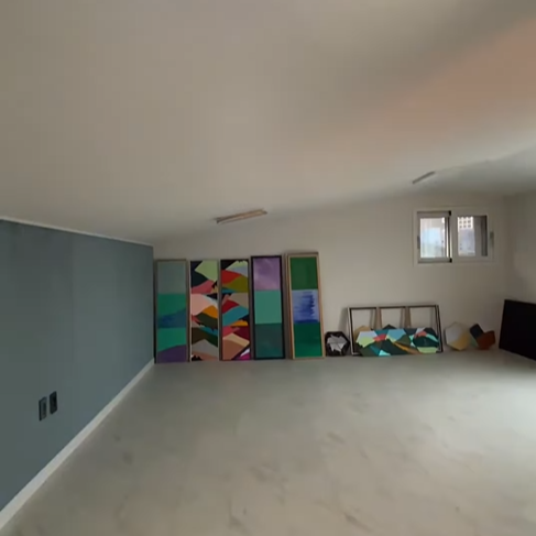 다락방를 아이 놀이방으로 사용