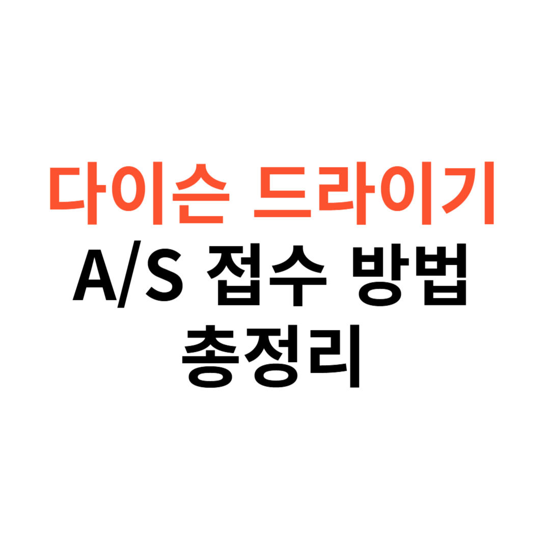 다이슨 드라이기